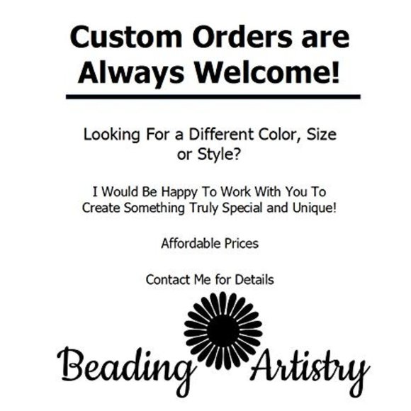 Sapphire, Indigo and Sky Blue, Handmade Beaded Eyeglass Sunglass Chain Holder - Picture 5 of 5